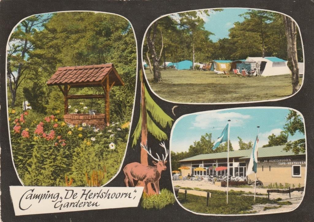GARDEREN Camping De Hertshoorn, Verzenden, 1960 tot 1980, Gelopen, Gelderland