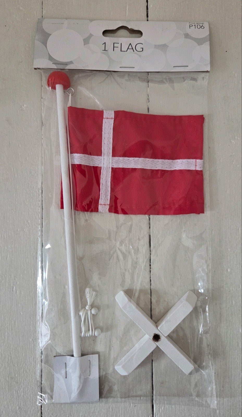 zweedse vlaggetje met standaard (vlag), Ophalen of Verzenden, Nieuw