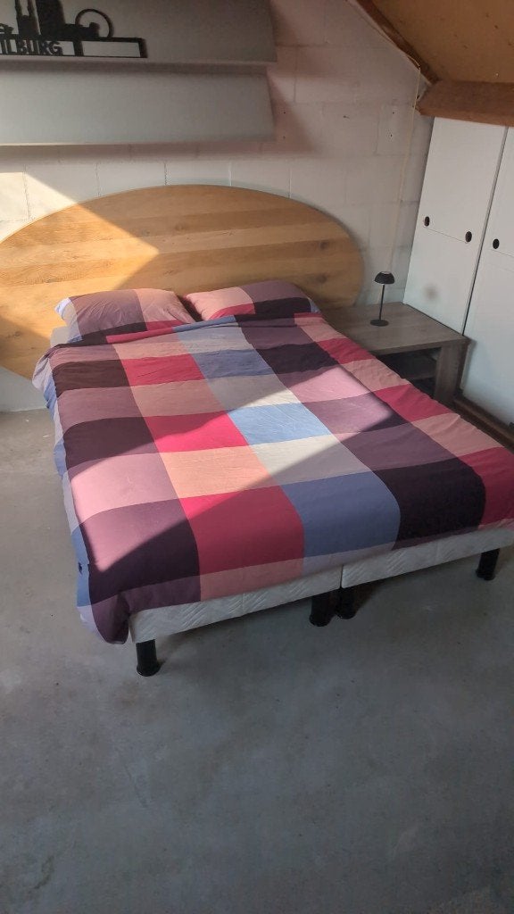 Boxspring 140x200cm, Ophalen, Gebruikt, 140 cm, Twijfelaar