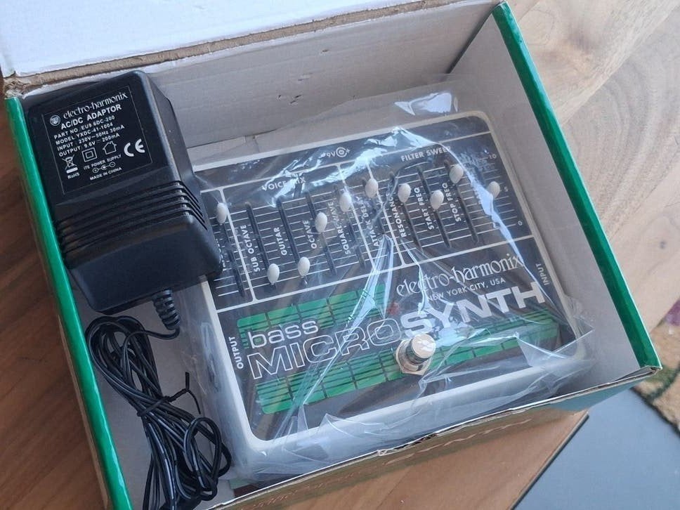 Electro-Harmonix Analoge Bass Micro Synthesizer effectpedaal, Ophalen of Verzenden, Zo goed als nieuw