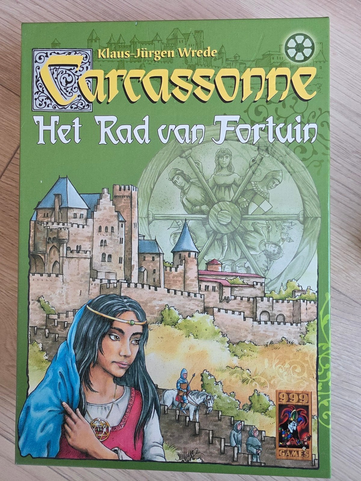 Carcassonne: Het Rad van Fortuin - Bordspel, Hobby en Vrije tijd, Vijf spelers of meer, Ophalen of Verzenden, Gebruikt, 999 Games