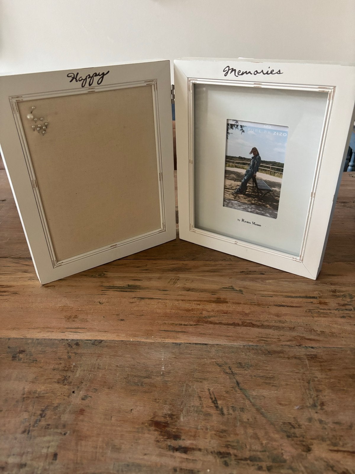 Riviera Maison fotolijst 'Happy Memories', Ophalen of Verzenden, Zo goed als nieuw