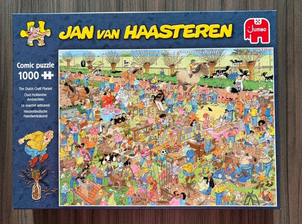Jan van Haasteren - Oud Hollandse Ambachten - 1000 stukjes, Ophalen of Verzenden, 500 t/m 1500 stukjes, Zo goed als nieuw