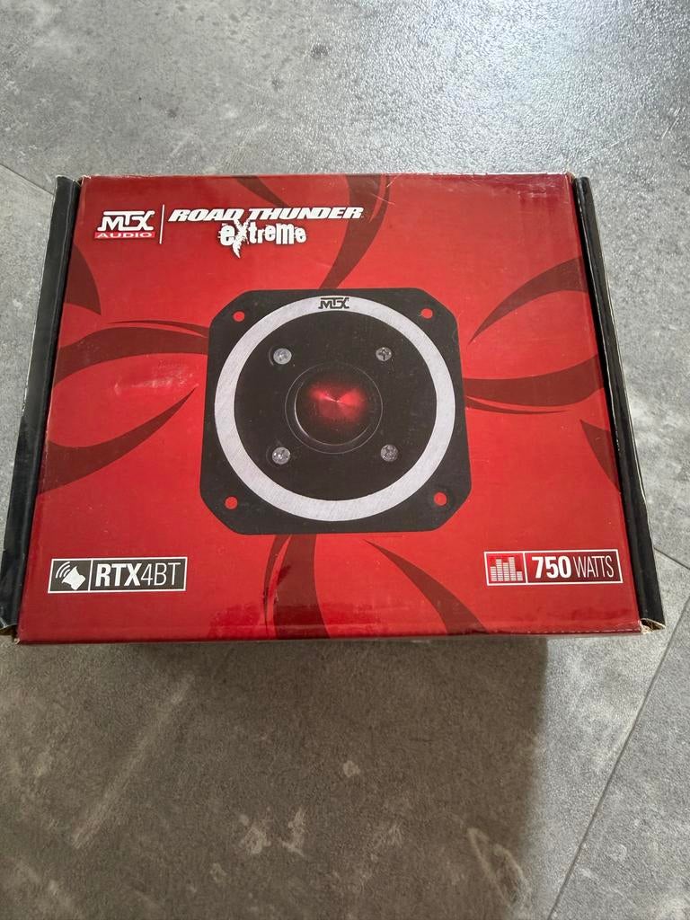 Nieuwe MTX Road Thunder Extreme RTX4BT Tweeters 750W, Auto diversen, Autospeakers, Ophalen of Verzenden, Nieuw