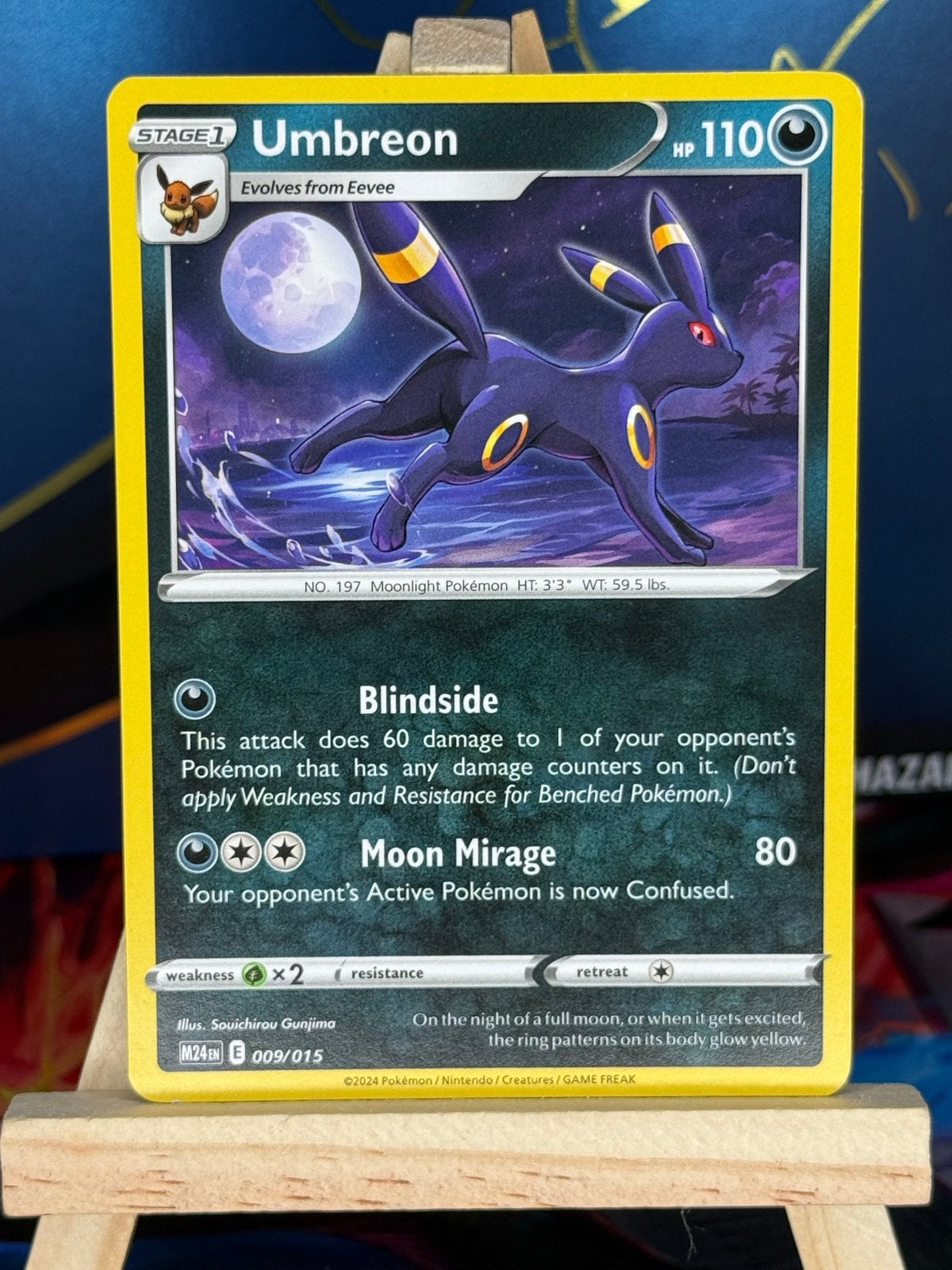 Umbreon #9 | Pokemon McDonalds 2024, Ophalen of Verzenden, Zo goed als nieuw, Losse kaart