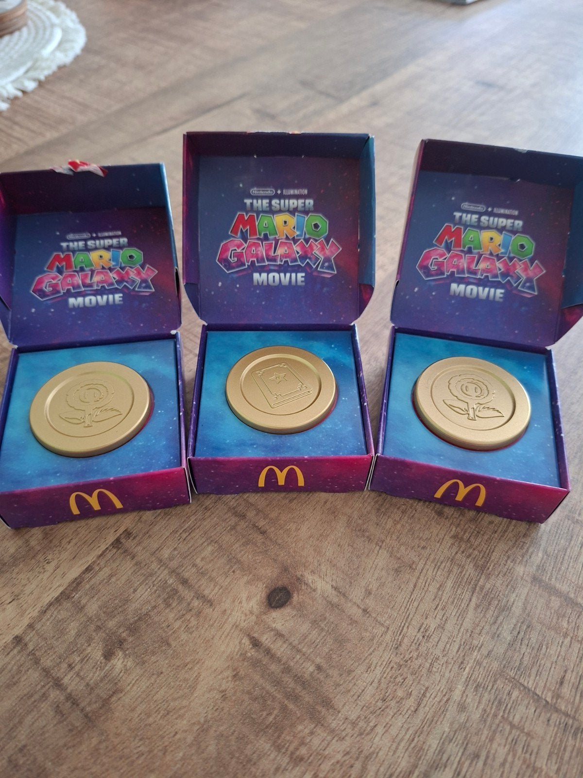Super Mario Galaxy Movie McDonald's munten, Verzamelen, Ophalen of Verzenden, Nieuw