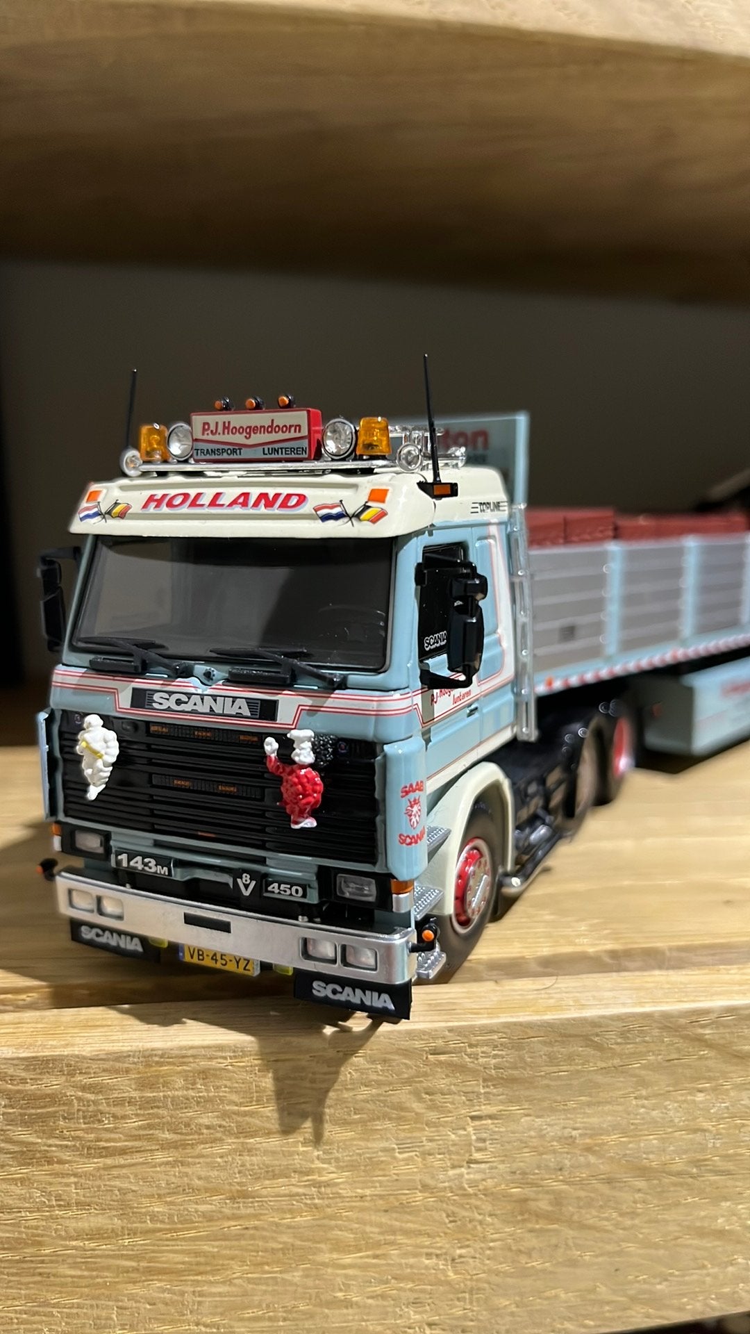 Scania 143 Hoogendoorn, Ophalen of Verzenden, Zo goed als nieuw, Bus of Vrachtwagen, Tekno