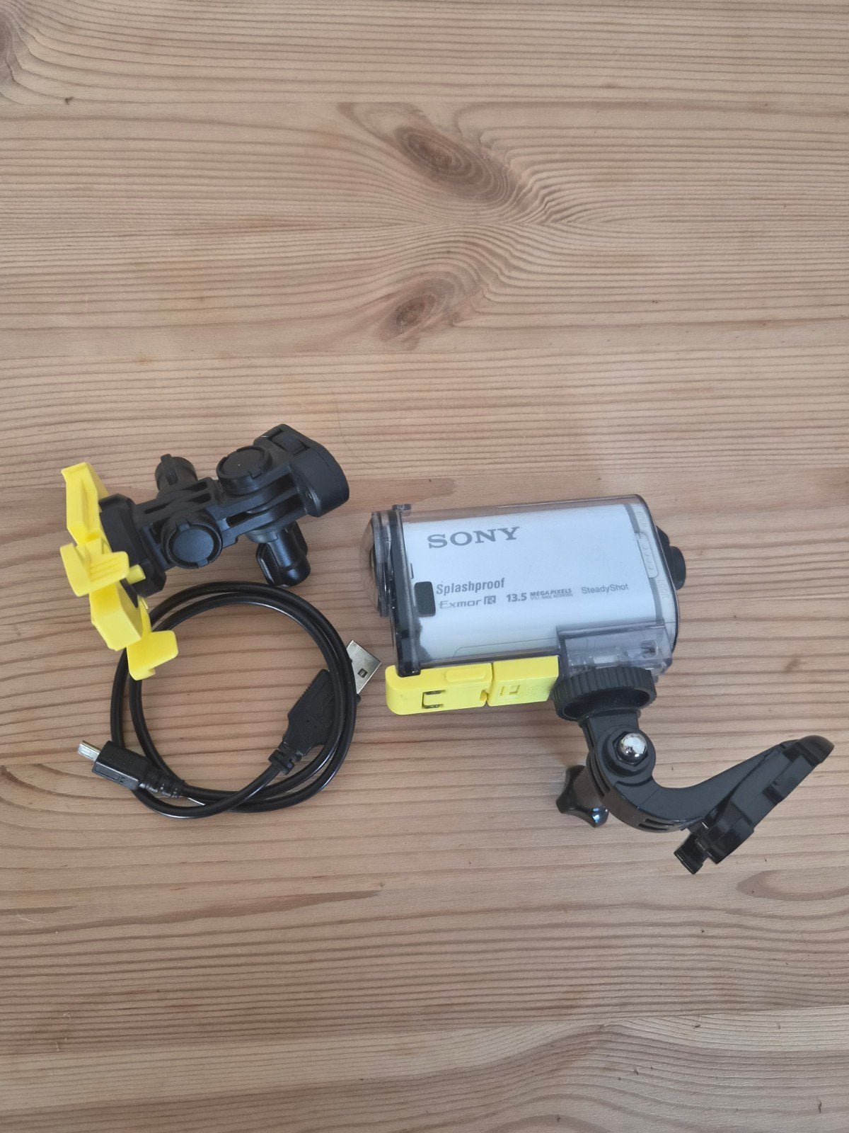 Sony Action Cam HDR-AS100V met accessoires, Audio, Tv en Foto, Ophalen of Verzenden, Gebruikt, Sony