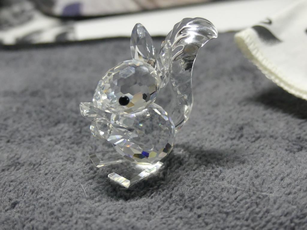 Swarovski Eekhoorn Kristal Figuur, Ophalen of Verzenden, Zo goed als nieuw, Dier