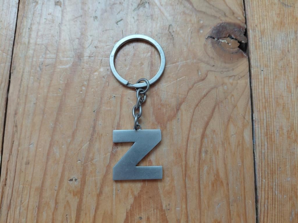 Sleutelhanger Letter Z keychain, Ophalen of Verzenden, Zo goed als nieuw