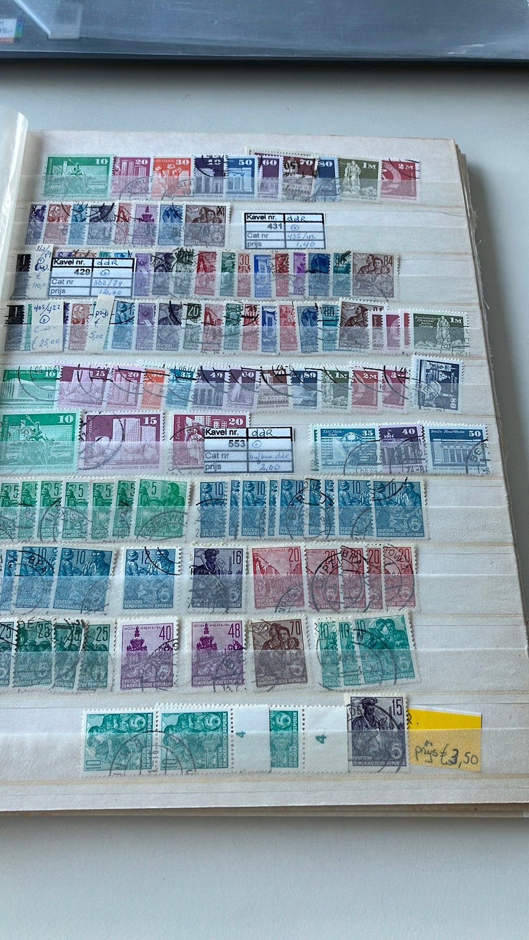 Duitsland, west duitsland en ddr 16 pag., Postzegels en Munten, Postzegels | Volle albums en Verzamelingen, Ophalen of Verzenden