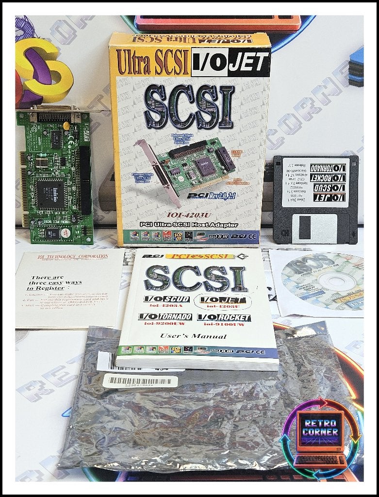 IOI i/o Jet Ioi-4203u Ultra Scsi PCI kaart - In Doos, Verzenden, IOI