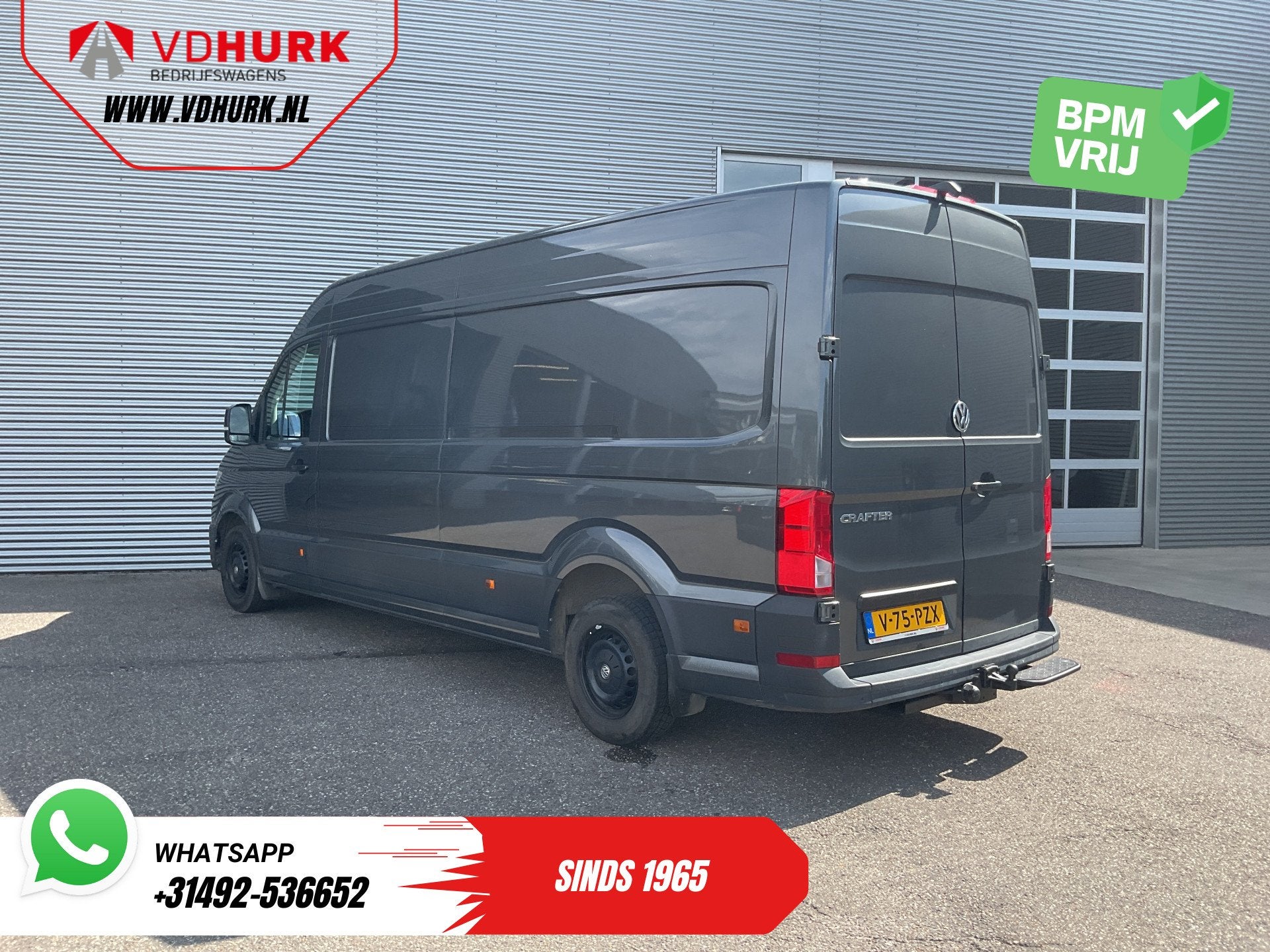 Volkswagen Crafter 35 2.0 TDI 180 pk DSG Aut. L4H3 LED/ Adap, Auto's, Stof, Gebruikt, 4 cilinders, Volkswagen