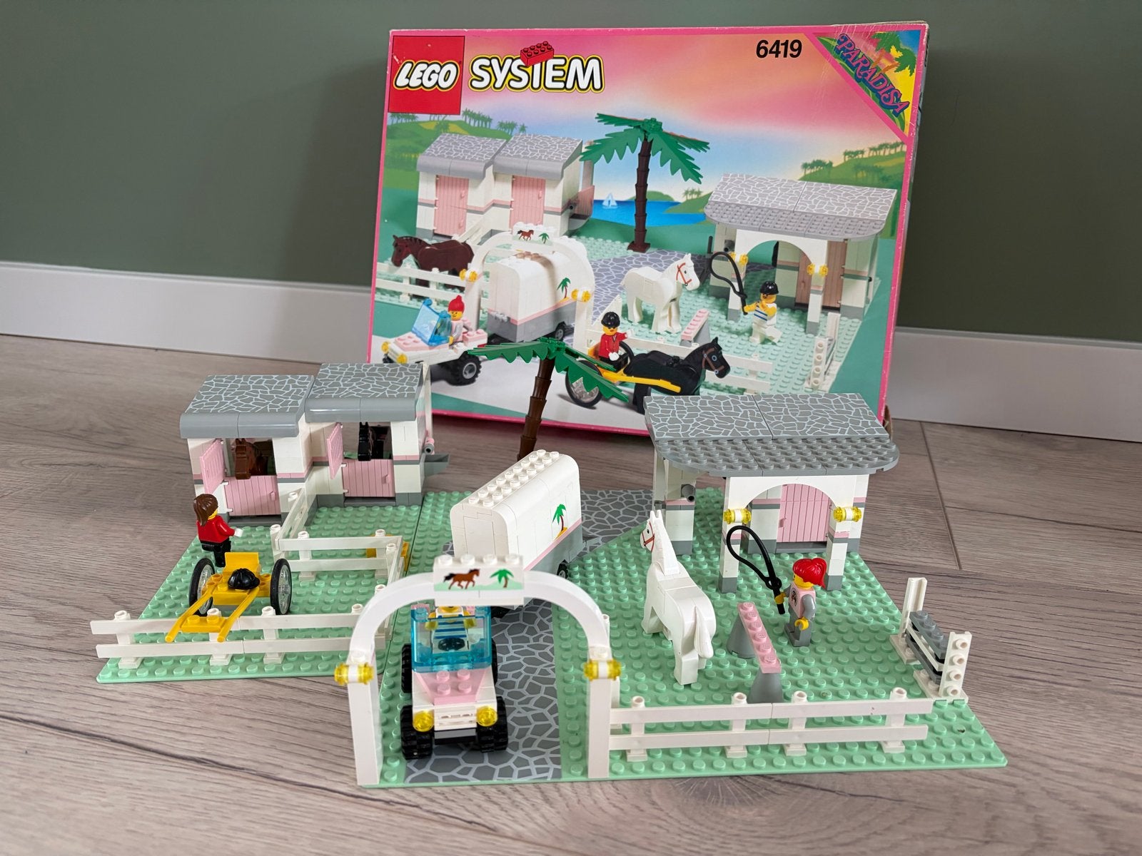 Lego System Paradisa Paardenstal 6419, Gebruikt, Overige thema's, Lego, Ophalen of Verzenden