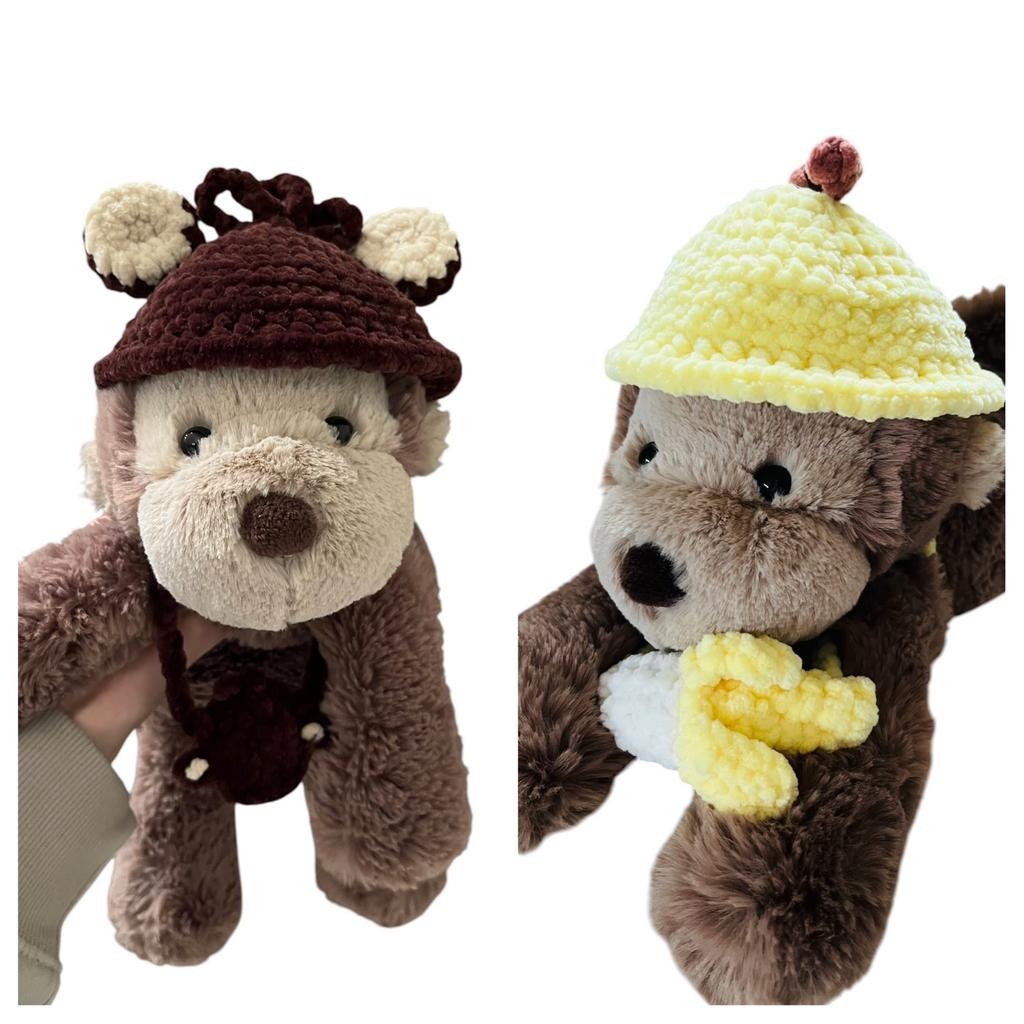 Gehaakte kleertjes voor smudge monkey medium jellycat, Ophalen of Verzenden, Nieuw