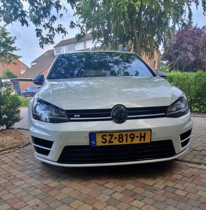 VW Golf 2.0 TSI R 4MOTION DSG 301pk Topstaat, Auto's, Volkswagen, Automaat, 4 cilinders, 1984 cc, Wit