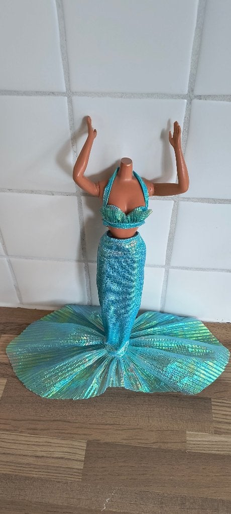Barbie Mermaid Setje, Ophalen of Verzenden, Gebruikt, Barbie