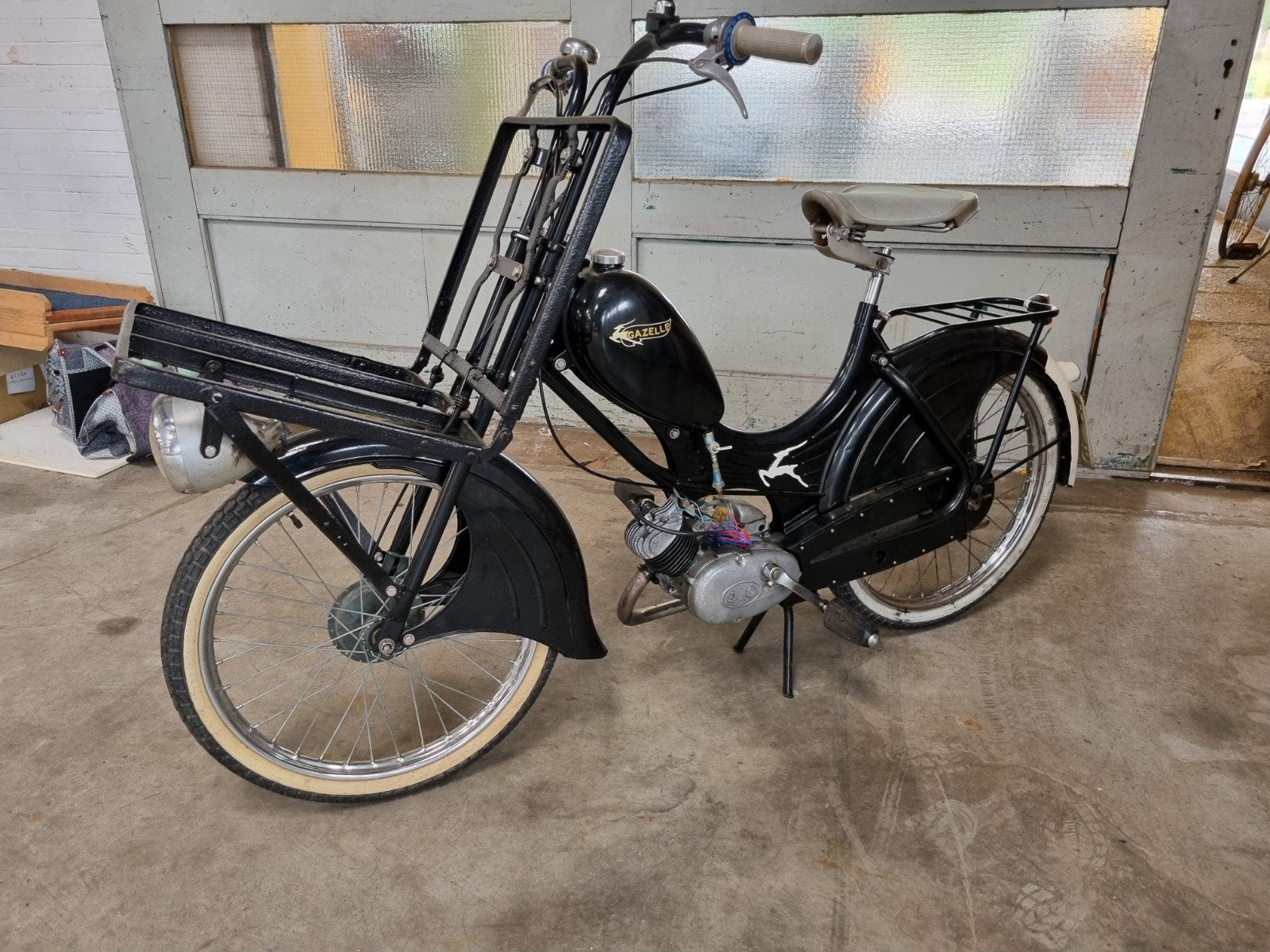 Gazelle Transport, Fietsen en Brommers, Brommers | Oldtimers, Maximaal 45 km/u, 2 versnellingen, 50 cc, Ophalen