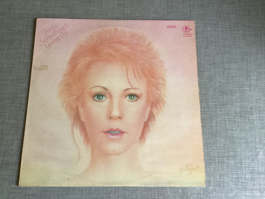 Frida Something’s going on vinyl lp, Cd's en Dvd's, Vinyl | Pop, Zo goed als nieuw, Inclusief binnenhoes, Originele persing, 1980 - 1989