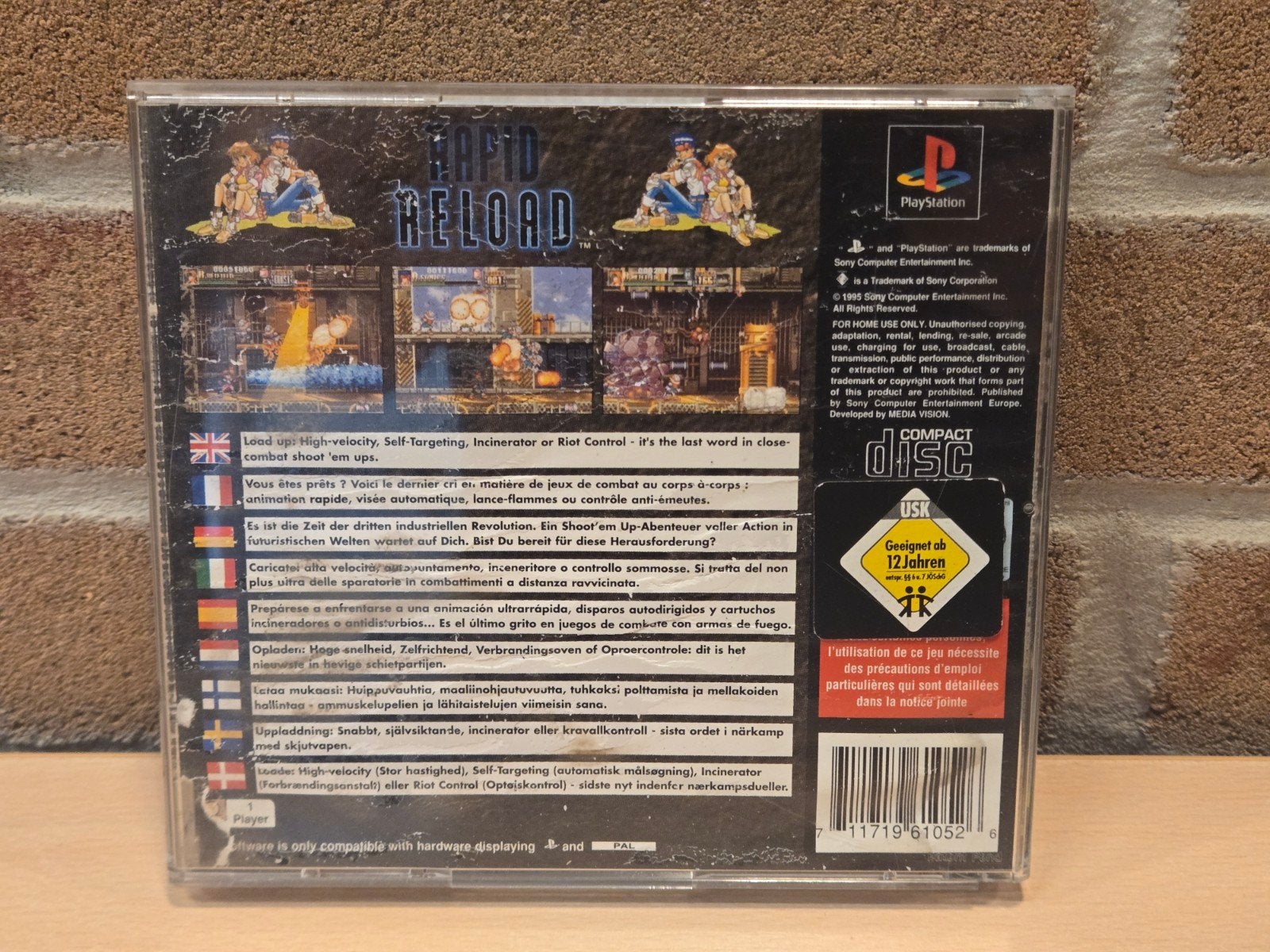 Rapid Reload - Sony PlayStation 1, Spelcomputers en Games, Games | Sony PlayStation 1, Hilversum, Gebruikt, Shooter, Ophalen of Verzenden