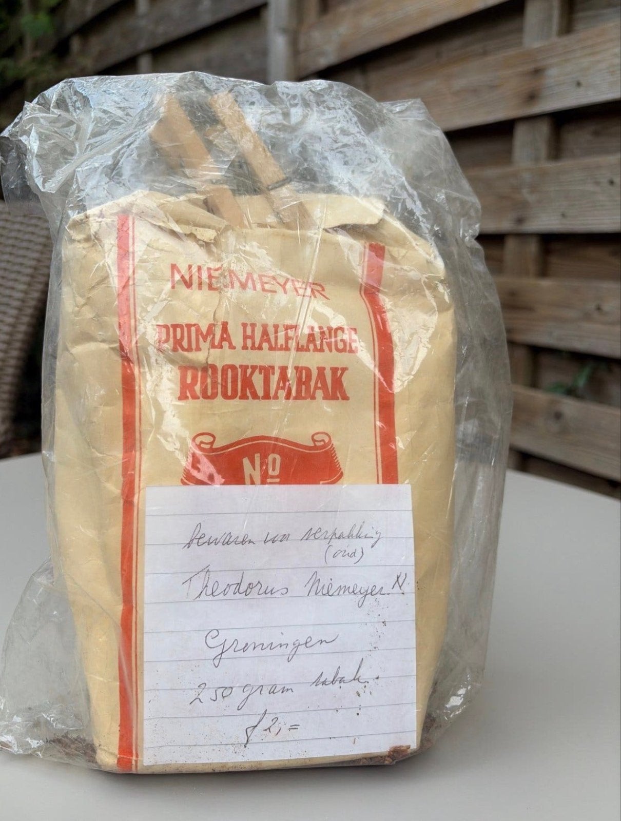 Antieke Niemeyer Prima Half Lange Rooktabak Verpakking, Ophalen of Verzenden