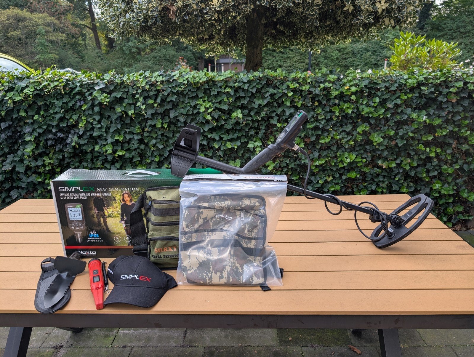 Nokta Simplex Lite metaaldetector met vele extra's, Ophalen, Zo goed als nieuw, Overige merken, Instelbare gevoeligheid