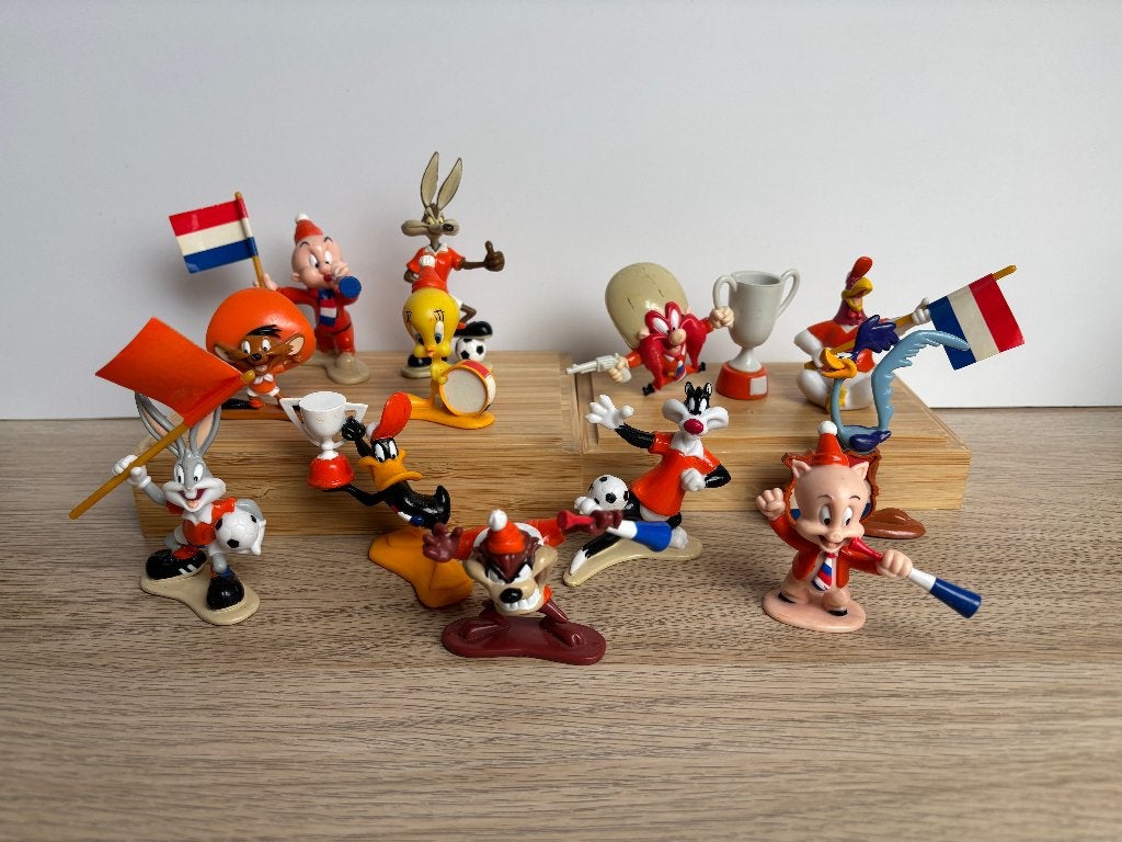 Looney Tunes figuren - Texaco spaarset - WK 1998, Ophalen of Verzenden, Gebruikt