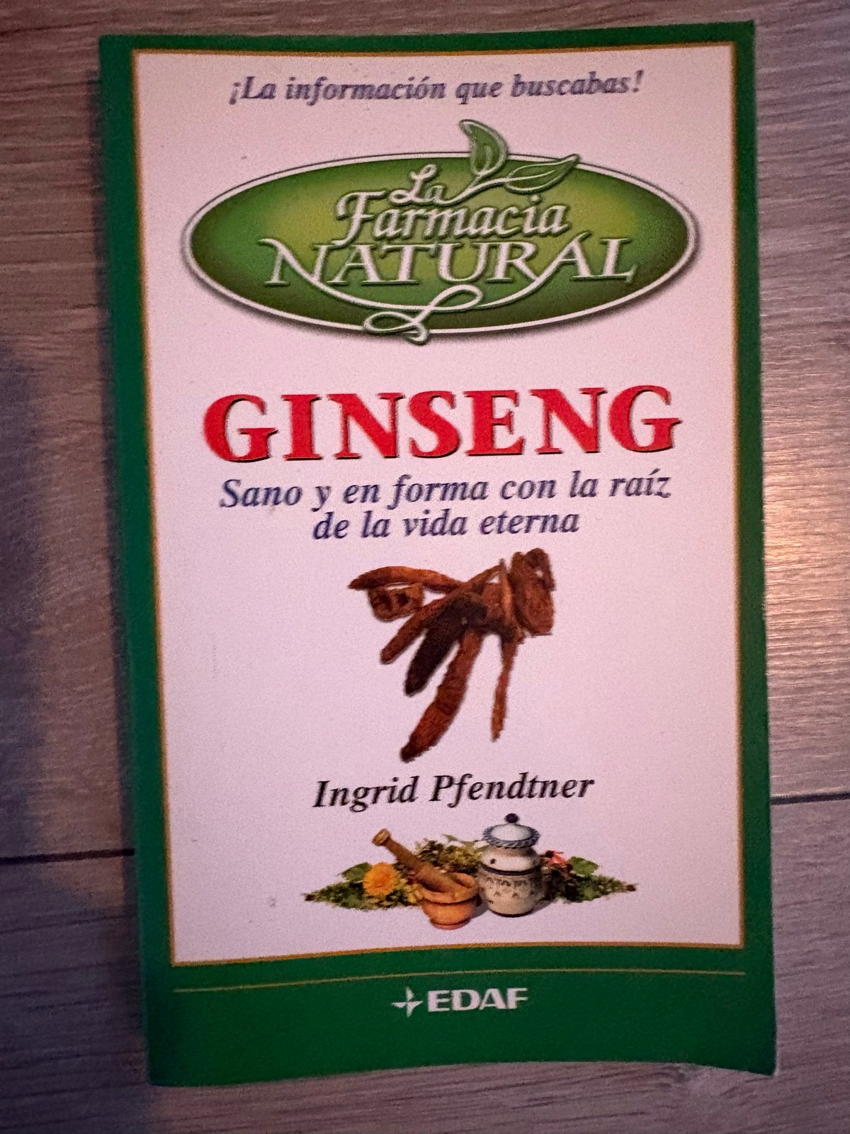 Ginseng: Sanoy en forma con la raíz de la vida eterna (Spaan, Ophalen of Verzenden, Gelezen, Non-fictie