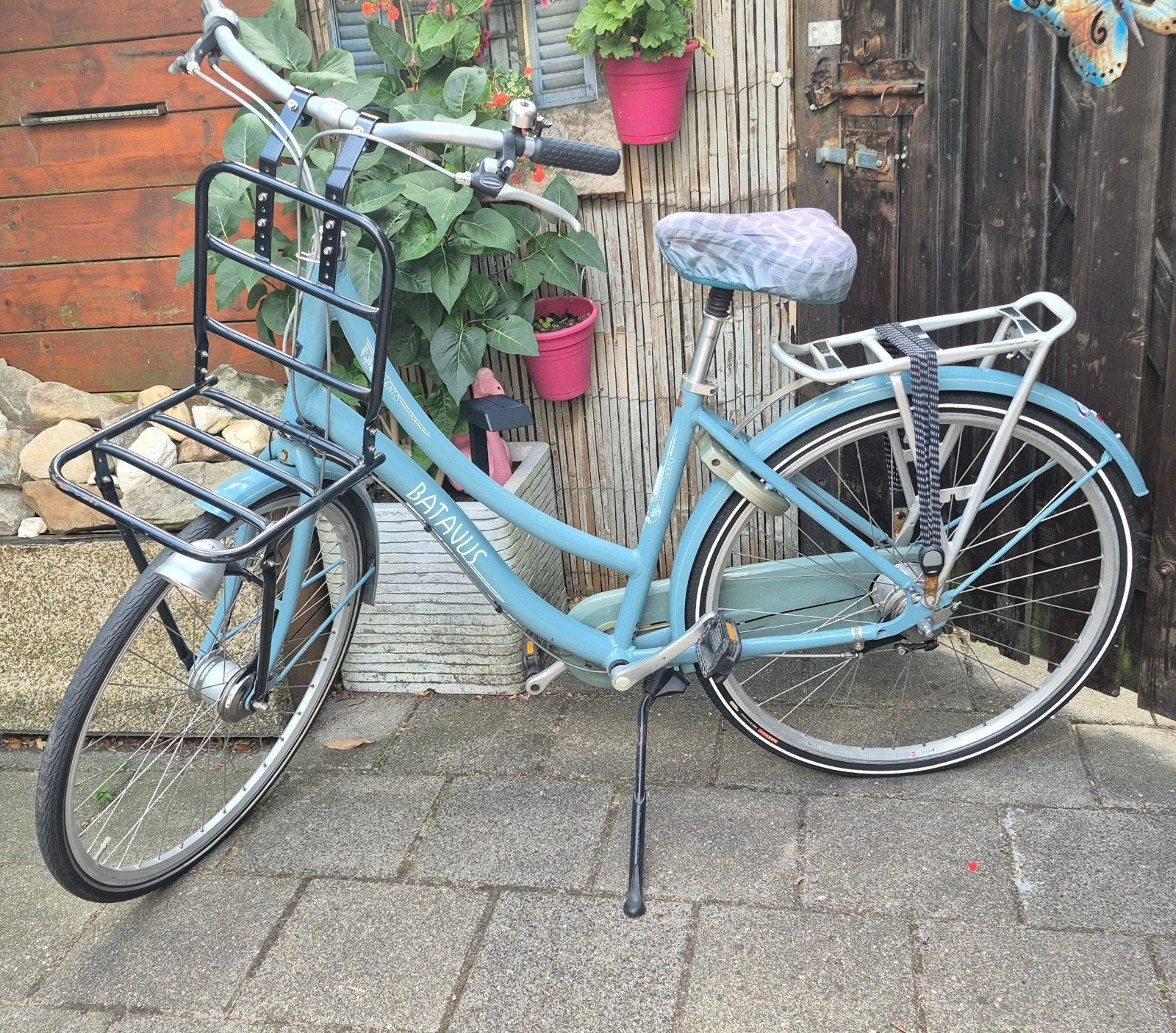 Batavus Lento Deluxe Damesfiets 28 inch -Lichtblauw -, Fietsen en Brommers, Fietsen | Dames | Damesfietsen, Ophalen of Verzenden