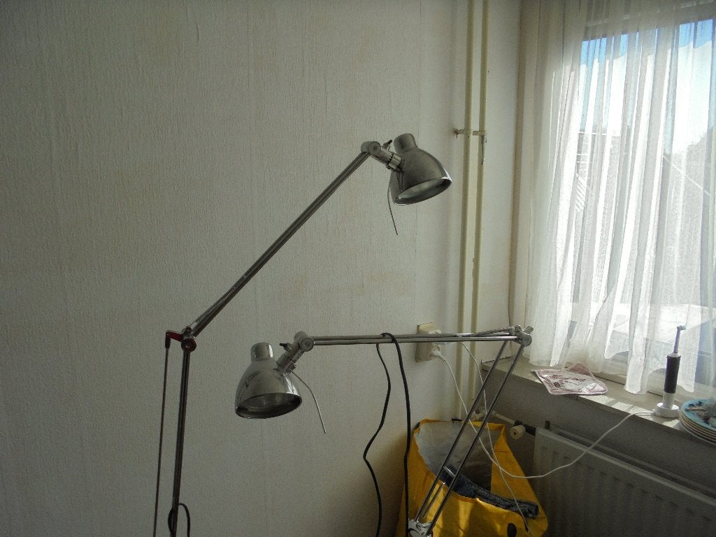 verstelbare vloerlampen, Huis en Inrichting, Ophalen, Zo goed als nieuw, Overige fittingen, 150 tot 200 cm