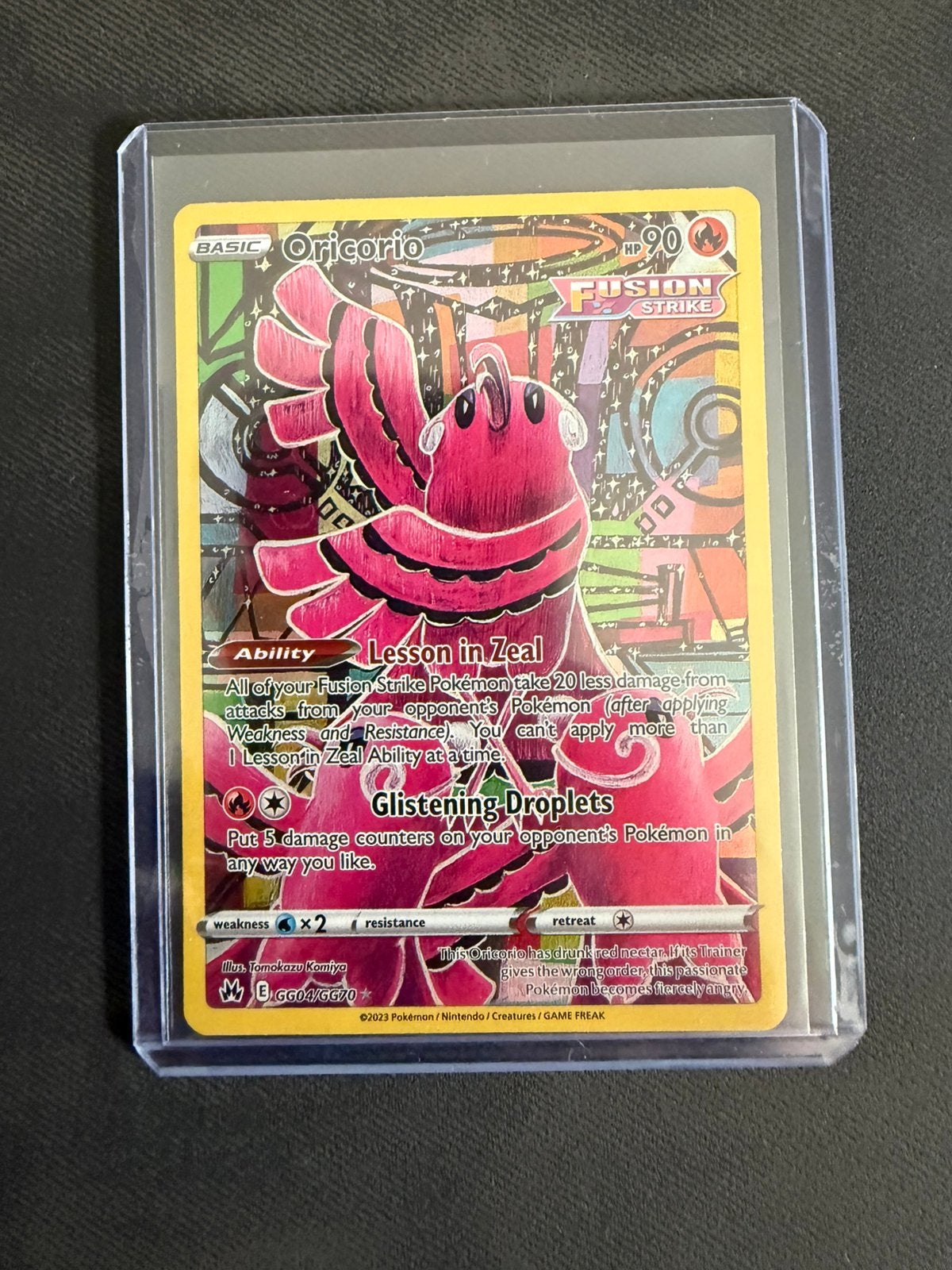 Oricorio #GG04/GG70, Ophalen of Verzenden, Zo goed als nieuw