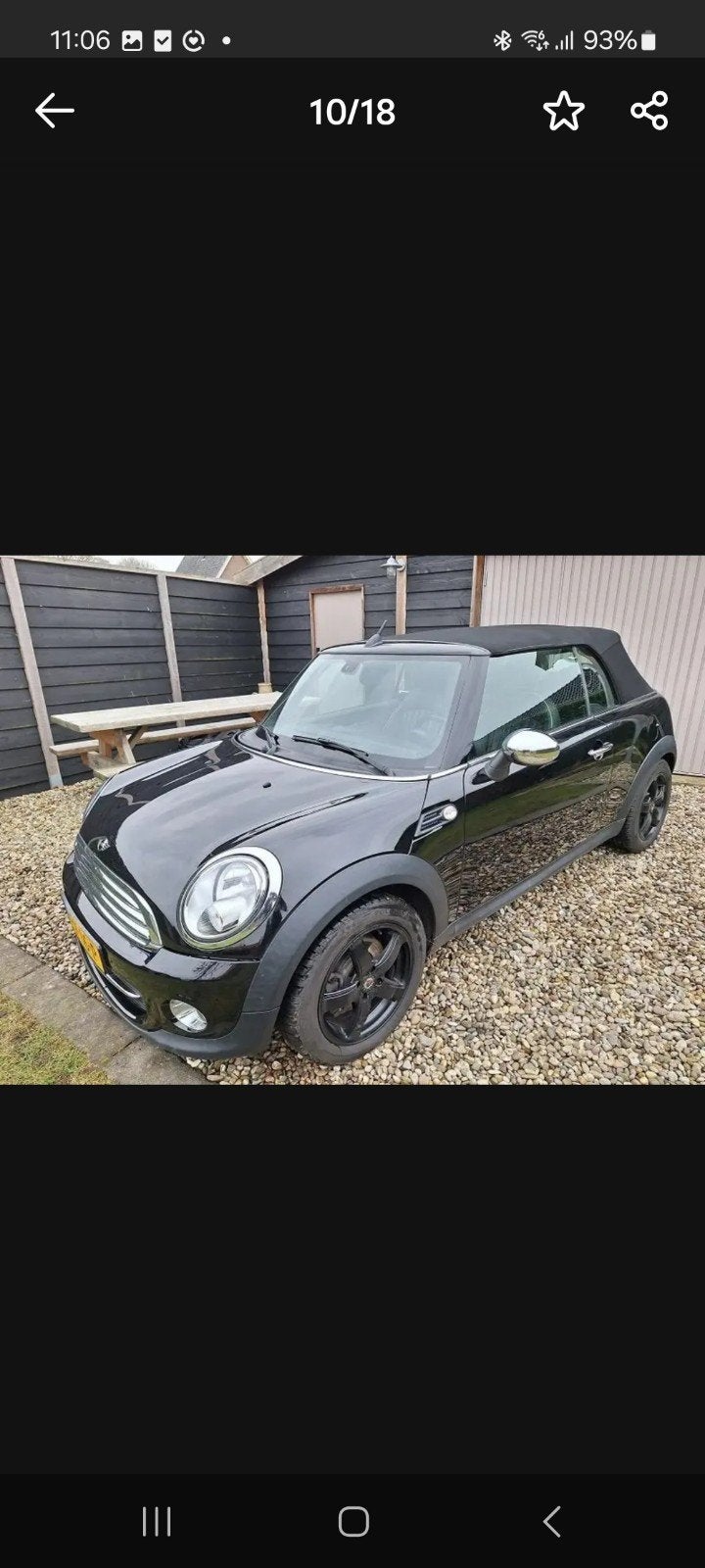 Mini 1.6 Cooper Roadster 2013 Zwart, Auto's, Mini, Particulier, Cooper, ABS, Benzine, Cabriolet, Handgeschakeld, Geïmporteerd