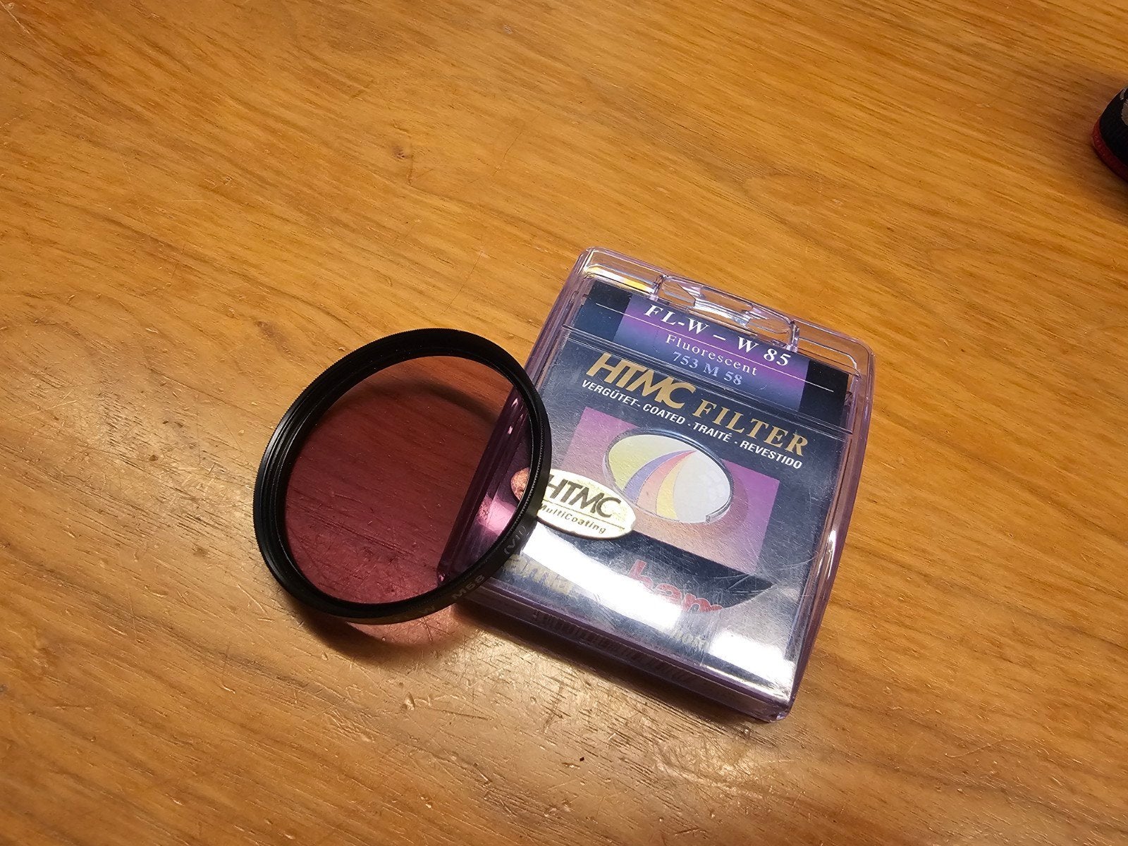 Hama HTMC FL-W 58mm Fluorescentie Filter, Ophalen of Verzenden, Zo goed als nieuw, 50 tot 60 mm, Overige typen