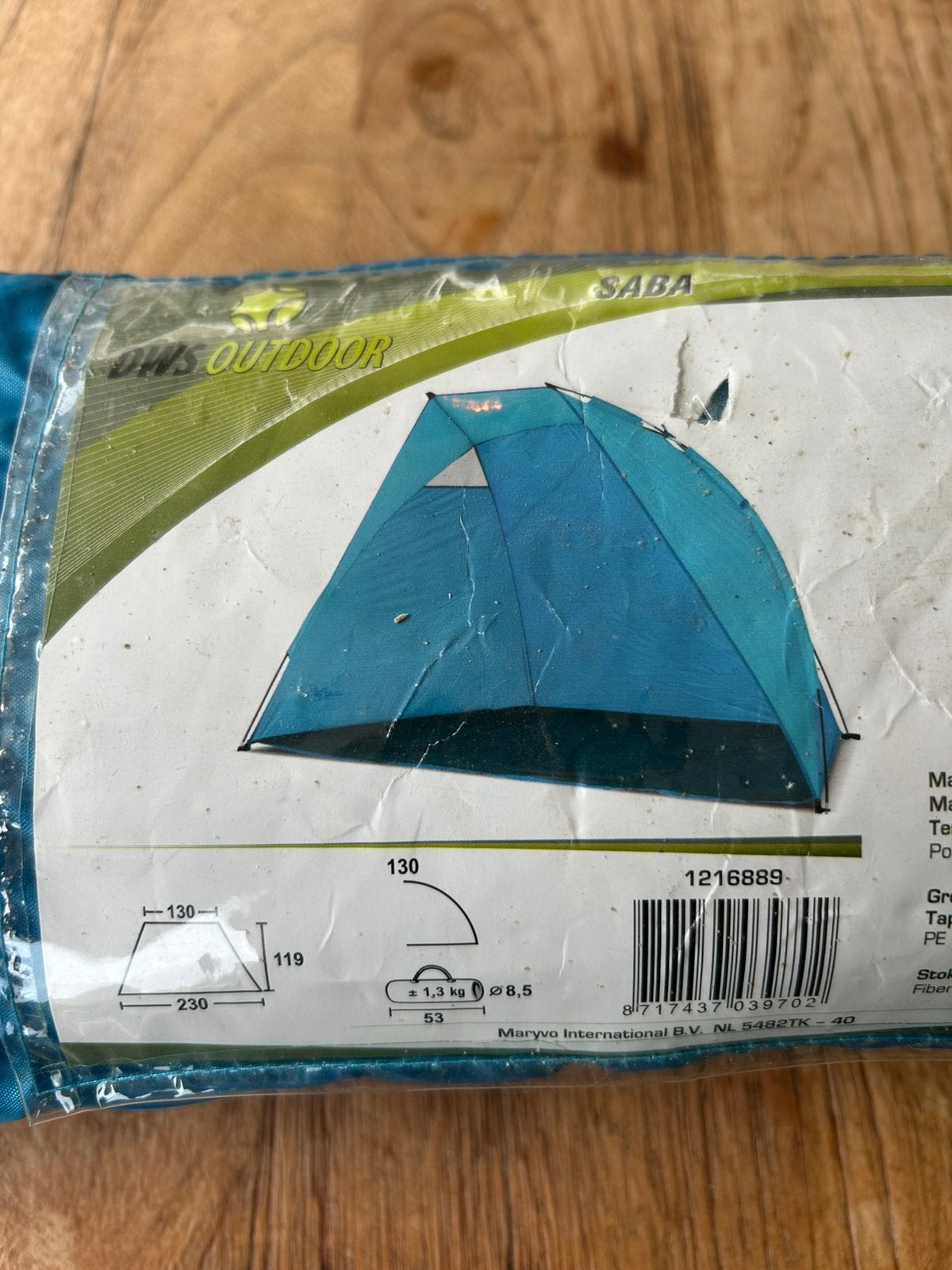 Strandtent, Ophalen, Zo goed als nieuw