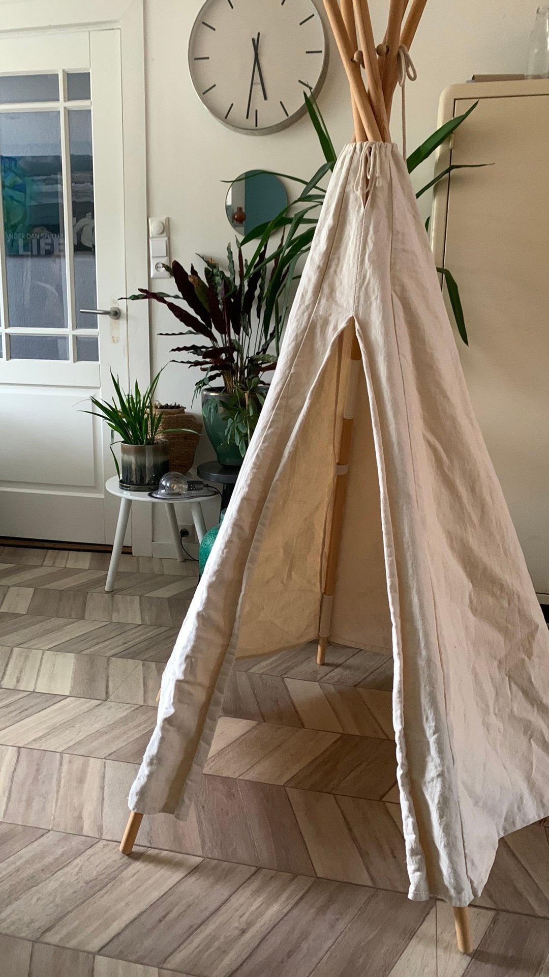 Speeltent tipi stevig katoen., Ophalen, Zo goed als nieuw
