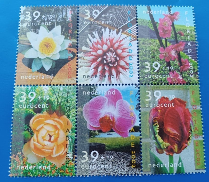 Blok NVPH V 2077-2082 Zomerzegels Floriade - 2002, Postzegels en Munten, Verzenden, Na 1940, Postfris