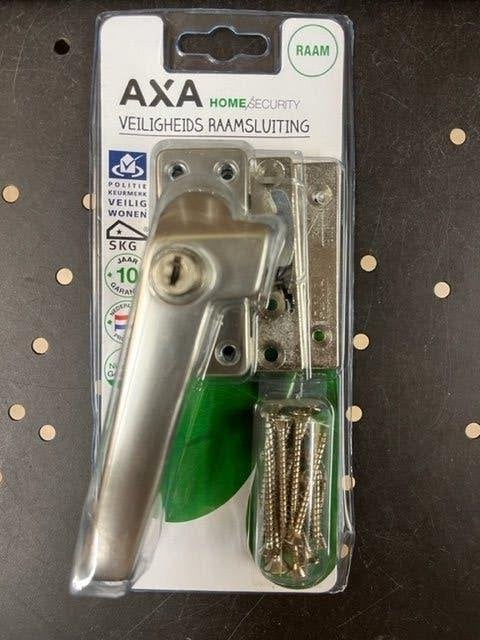 Axa Raamsluiting 3319  Inox Satin  opbouw NIEUW ( Re of Li ), Overige thema's, Nieuw, Knutselwerk, Overige merken