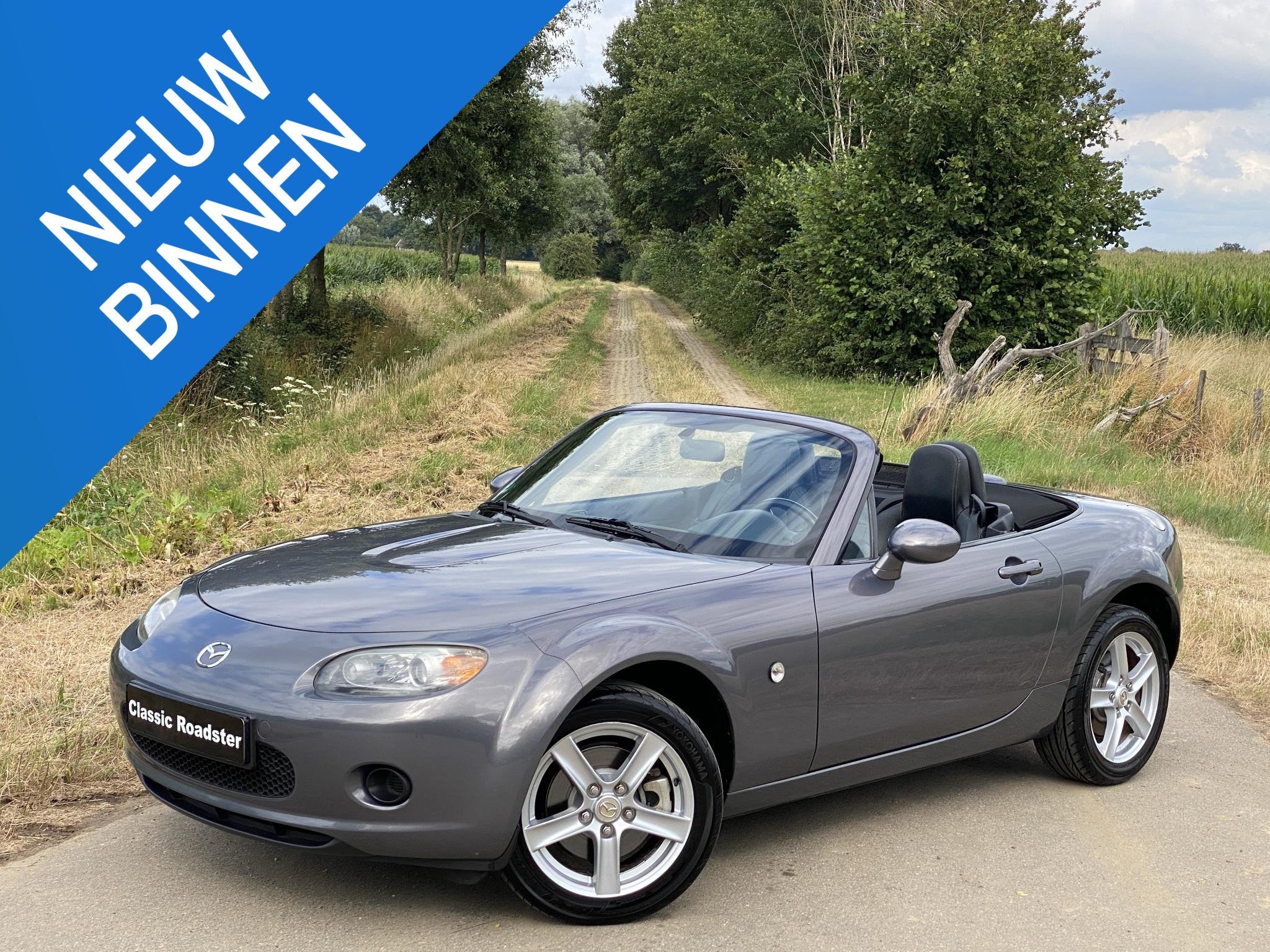 Mazda MX-5 NC 1.8 126PK, CLIMATE CONTROL, LEDER, STOELVERWAR, Gebruikt, 4 cilinders, Cabriolet, 1055 kg