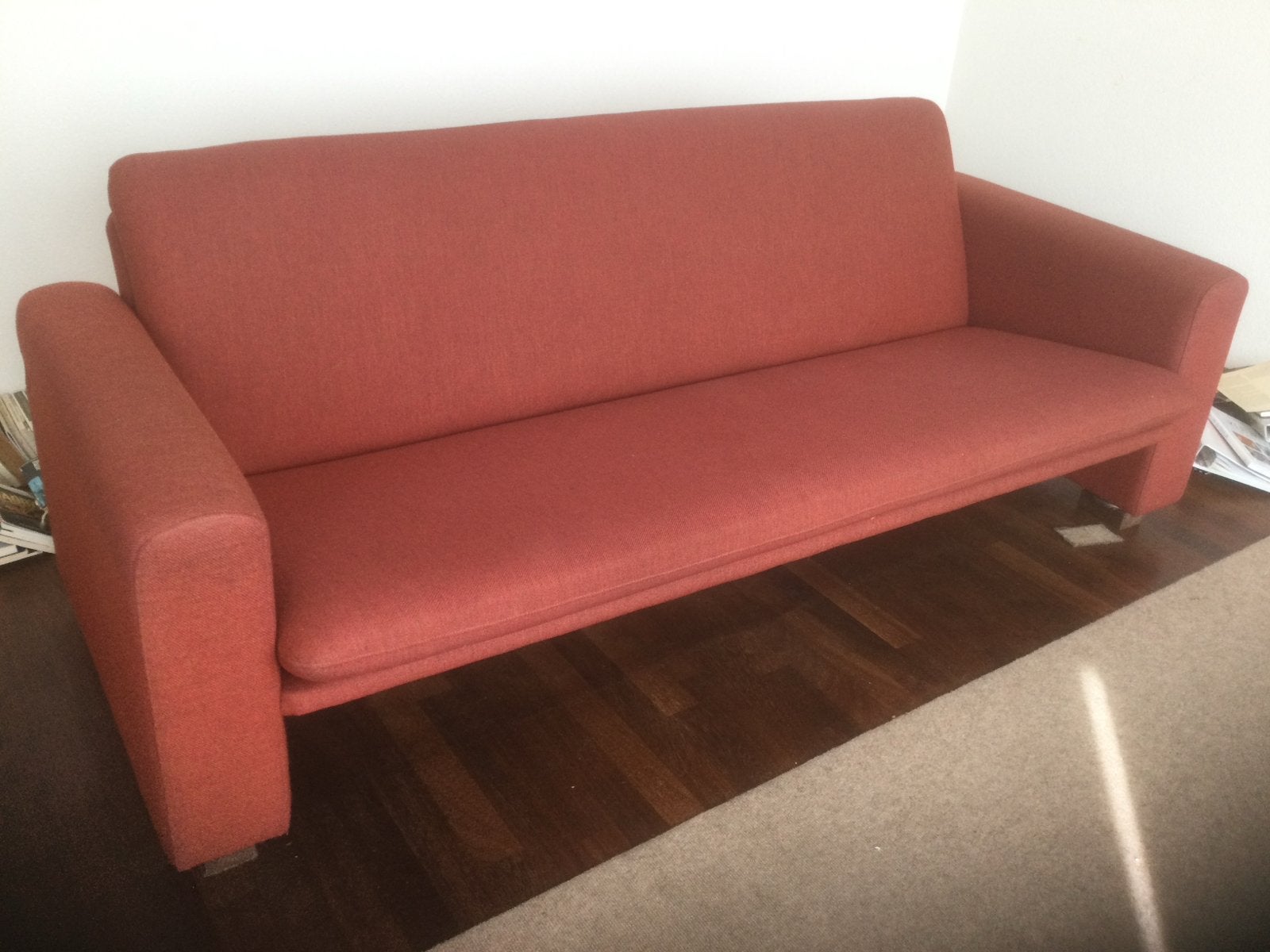 Artifort 3-zits bank in wollen stof 83x210x79 cm, Huis en Inrichting, Banken | Sofa's en Chaises Longues, Ophalen, Gebruikt, Driepersoons