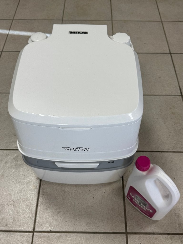 Porta Potti 165, Caravans en Kamperen, Ophalen of Verzenden, Zo goed als nieuw