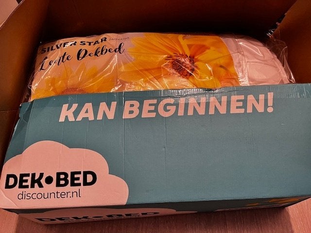 Lente-Dekbed 2.40X2.00m NIEUW in doos, Wit, Ophalen of Verzenden, Deken of Dekbed, Nieuw