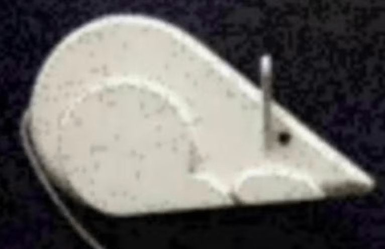Beeldje muis; witte houten muis; muisje, Verzamelen, Ophalen of Verzenden, Zo goed als nieuw, Dier