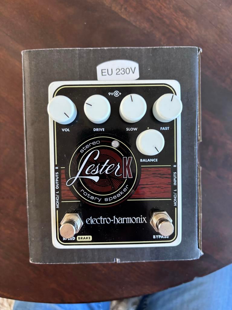 Electro-Harmonix Lester K Rotary Speaker & Overdrive, Muziek en Instrumenten, Effecten, Ophalen, Zo goed als nieuw, Distortion, Overdrive of Fuzz