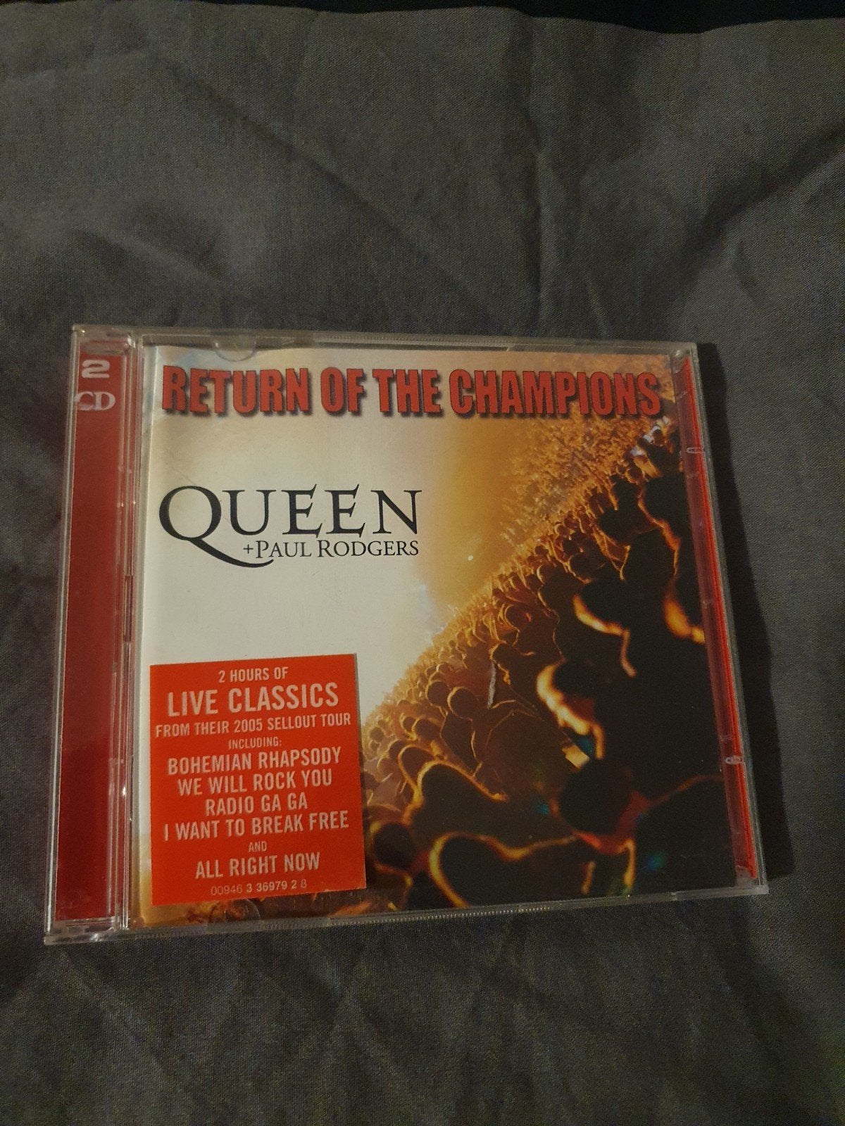 Queen Paul Rodgers 2cd - Return of the champions, Ophalen of Verzenden, Zo goed als nieuw, Poprock