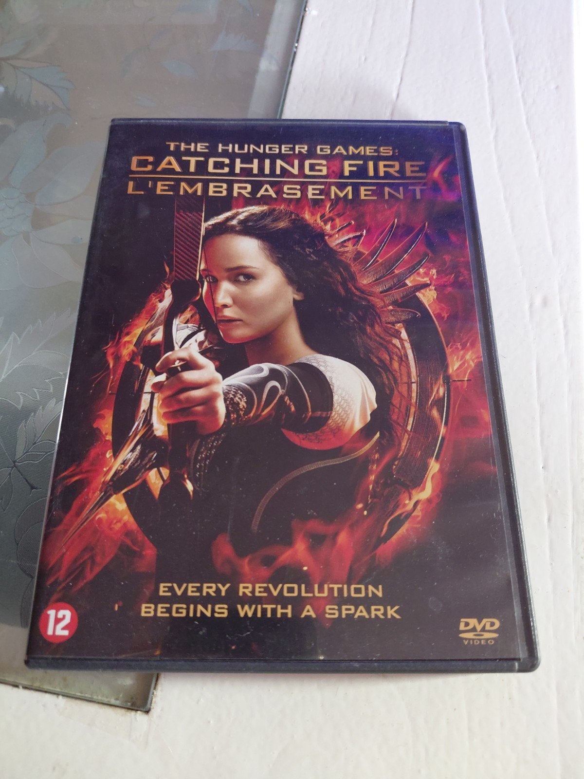 Hunger Games Catching Fire dvd., Cd's en Dvd's, Vanaf 12 jaar, Ophalen of Verzenden, Zo goed als nieuw, Fantasy