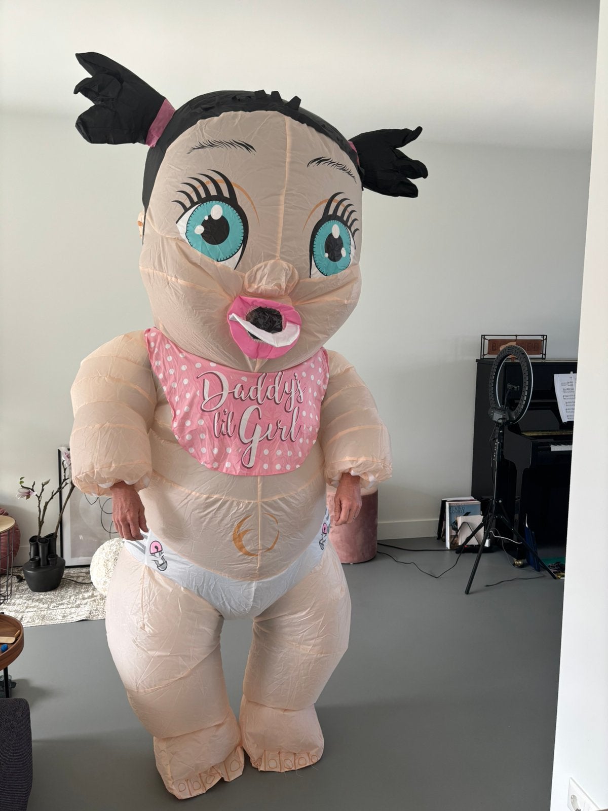 Rubie’s Opblaasbaar Baby Meisje Kostuum – Volwassen Maat, Ophalen of Verzenden, Nieuw, Overige thema's, Kleding