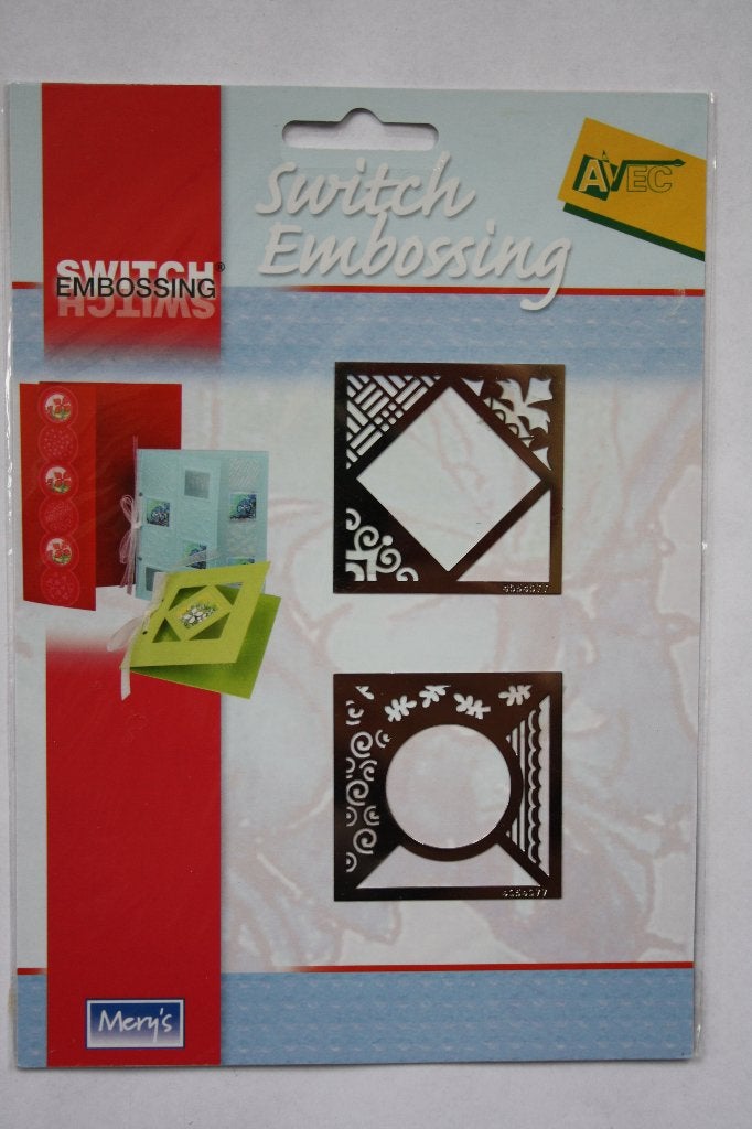Mery's Switch embossing stencil nr.4077, Ophalen of Verzenden, Nieuw, Overige thema's, Pons of Mal