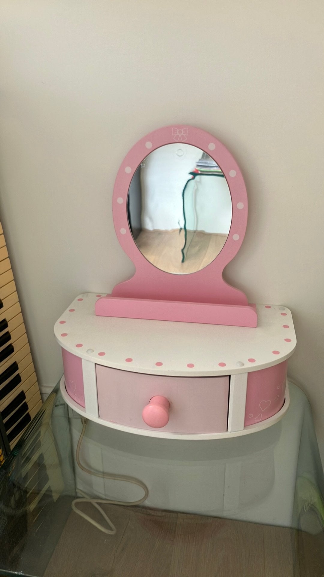 Speelgoed make-up tafel, Ophalen, Zo goed als nieuw, 50 tot 100 cm, Minder dan 100 cm