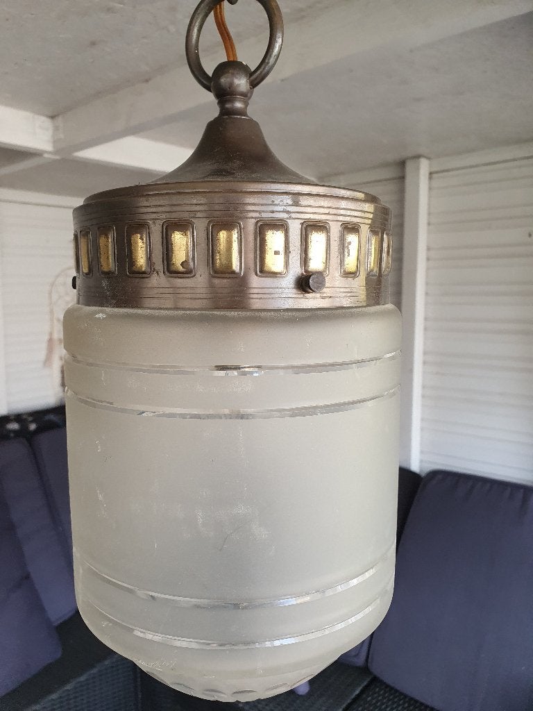 Antieke lamp, Ophalen