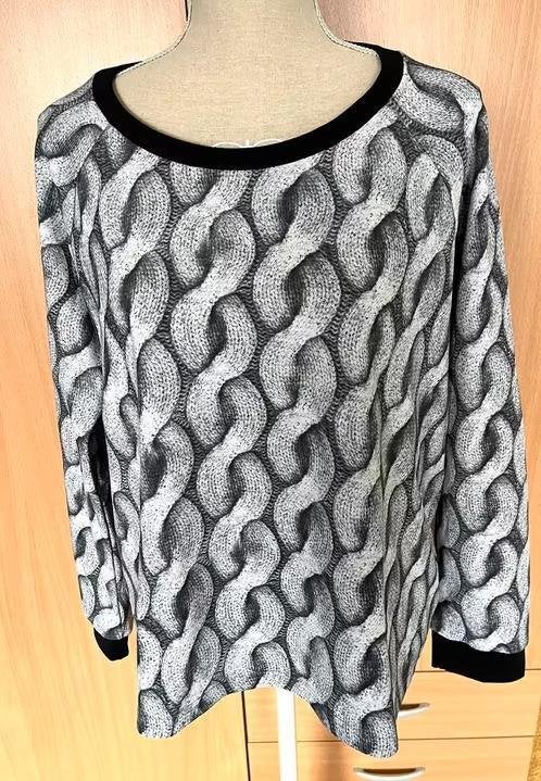 Studio Anneloes top/trui maat 44[v], Kleding | Dames, Tops, Zo goed als nieuw, Maat 42/44 (L), Grijs, Lange mouw, Ophalen of Verzenden